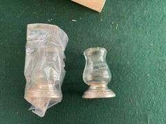 Sterling shakers, Kirk Stieff knife