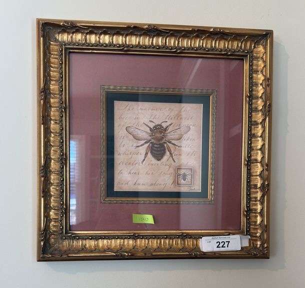 Framed Bumblebee Art
