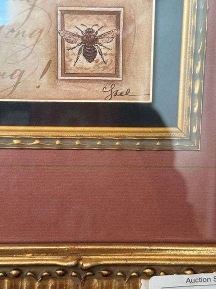 Framed Bumblebee Art