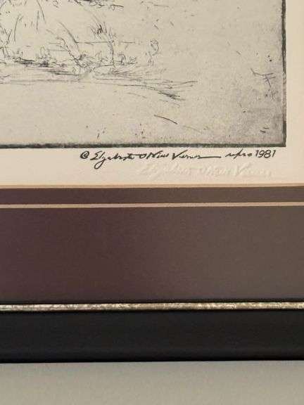 Framed Signed Art