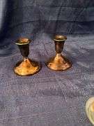 Candlesticks and vase