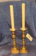 Brass candlesticks