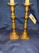 Brass candlesticks