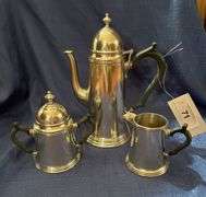 Pewter tea set