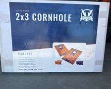 Dabo Swinney signed Football Cornhole and Roller Mills BBQ package