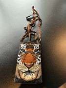 Beaded Tiger Purse