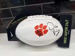 Dabo Swinney signed football and Hat