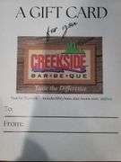 Creekside Barbeque for 35
