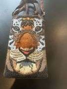 Beaded Tiger Purse