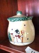 Cookie jar and utensils holder