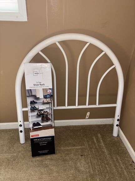 Headboard & shoe rack