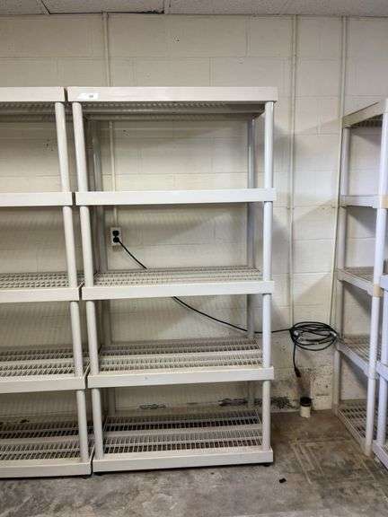 Plastic shelving