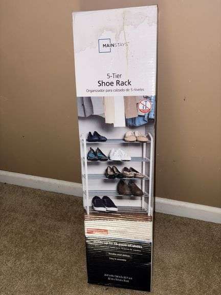 Headboard & shoe rack