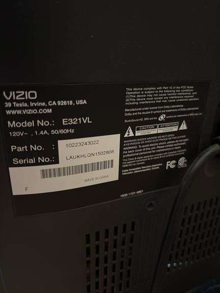 Vizio tv