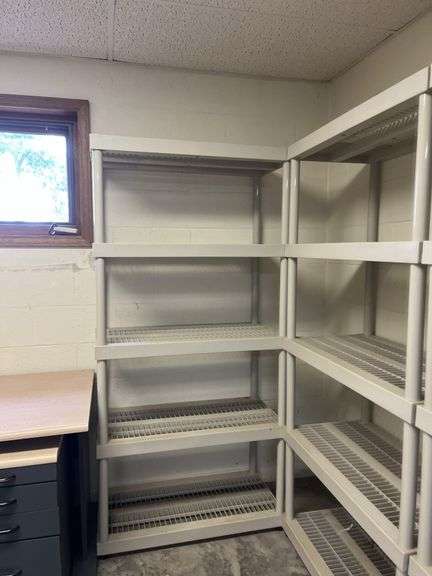 Plastic shelving