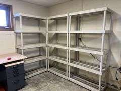 Plastic shelving