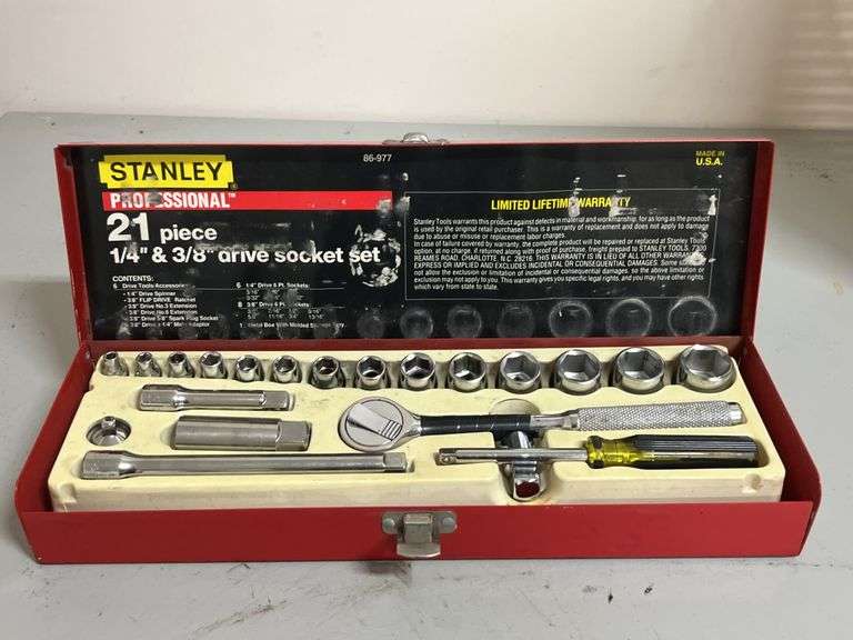 Stanley socket set
