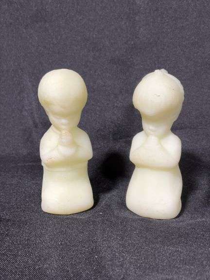 Fenton Praying Children figurines