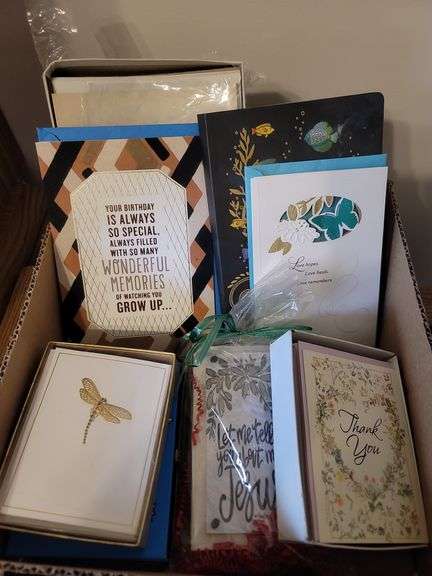 Stationary and cards.