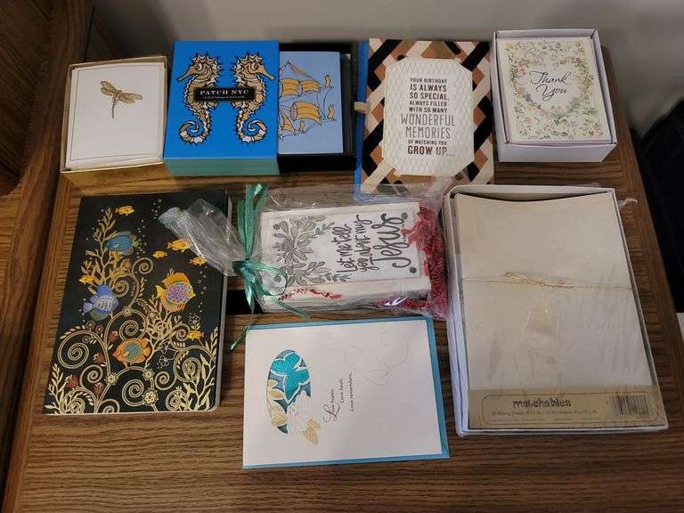 Stationary and cards.