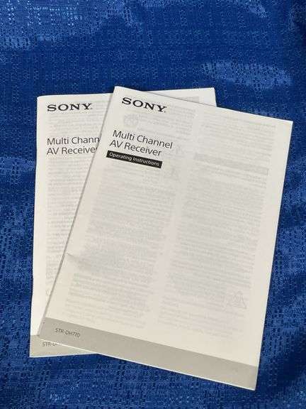 Sony receiver