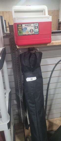 Igloo cooler and outdoor chair
