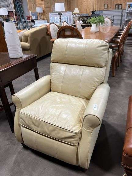 Leather recliner