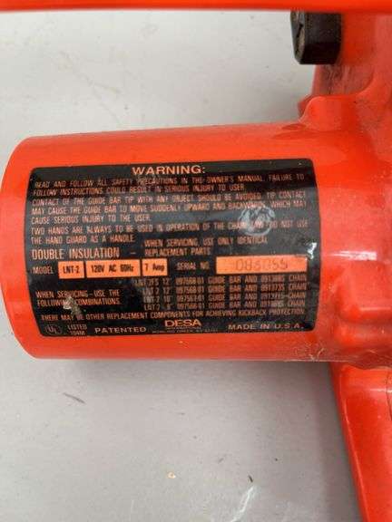 Electric chainsaw