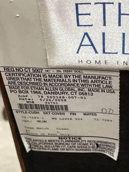 Ethan Allen ottoman