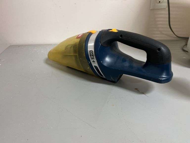 Ryobi flashlight, hand held vacuum, radio