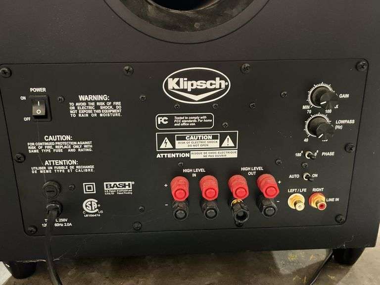 Klipsch subwoofer