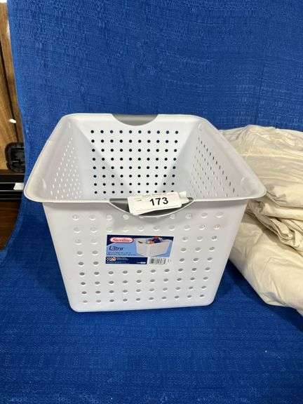 Storage basket and sheets