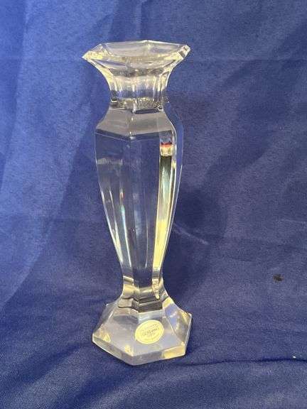 Gorham crystal candleholders