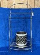 Towel hanger and waste basket