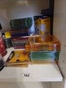 DVDs, cases, and paper sleeves