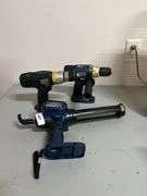 Ryobi drills and caulk gun