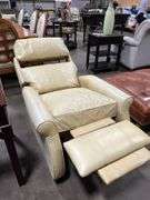 Leather recliner