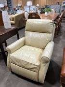 Leather recliner