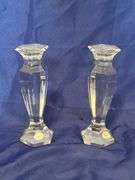 Gorham crystal candleholders