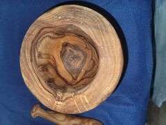 Wooden morter and pestle