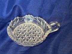 Decorative glass serving items