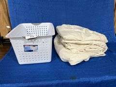Storage basket and sheets