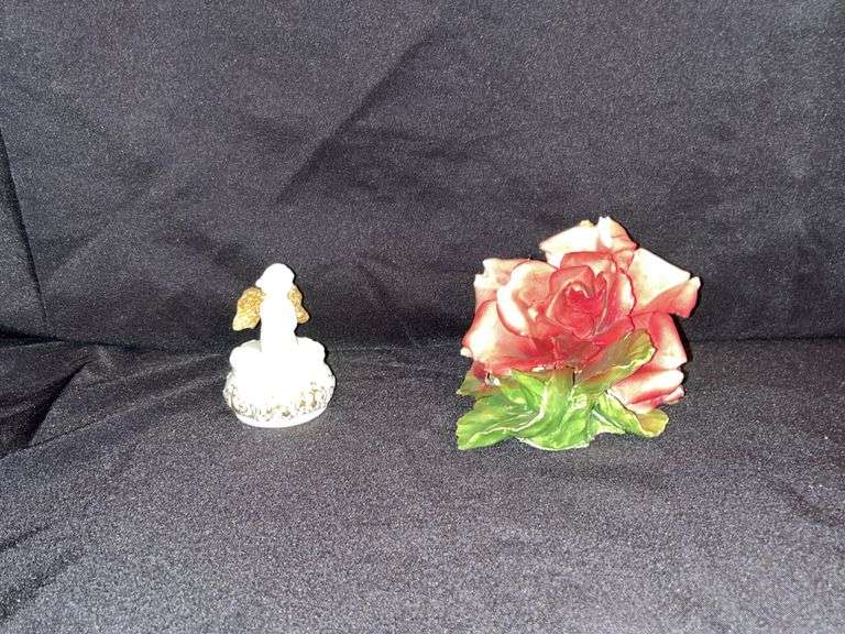 Rose and Angel trinket box