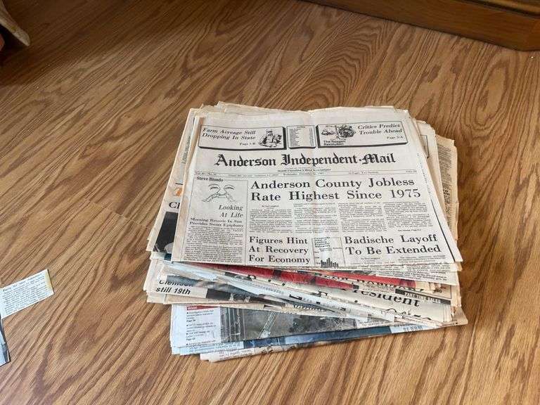 Vintage newspaper