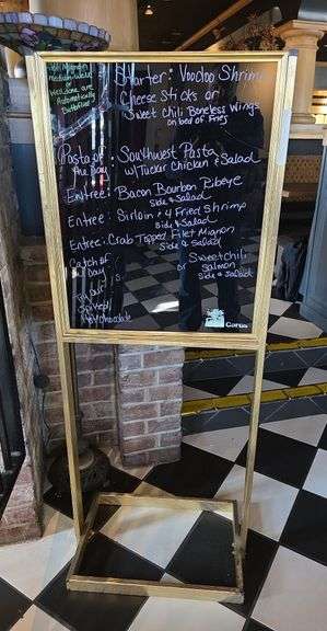 Chalkboard Menu