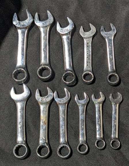 stubby combination wrenches