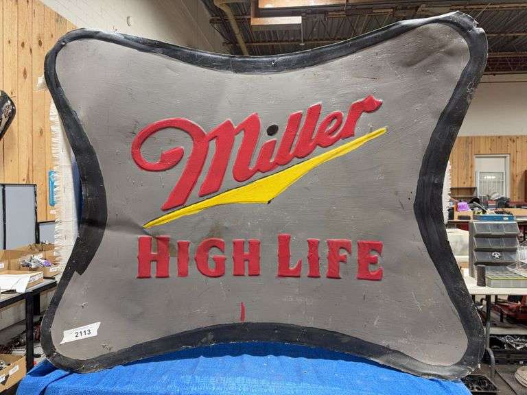 Miller High Life sign