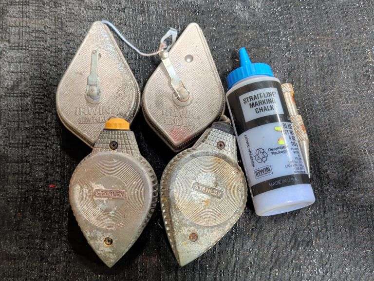 metal chalk line reels
