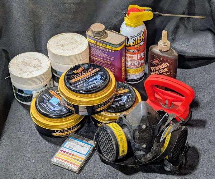 Auto Body & Detailing Supply Mix - Paste Wax, Filler, Hardware Tools
