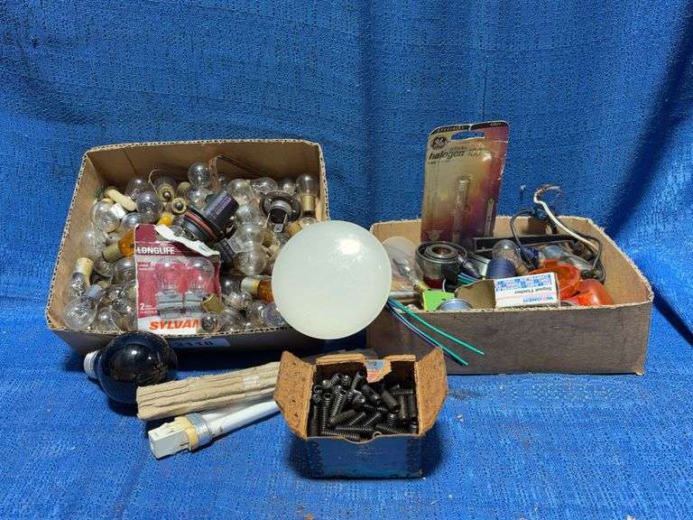 Vintage Automotive Bulbs and Electrical Hardware